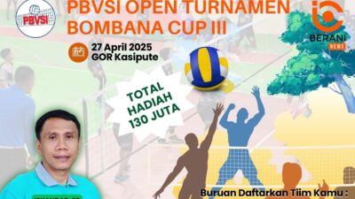 Open Turnamen Bombana Cup III: Ajang Kompetisi Voli dan Dukungan untuk UMKM Lokal