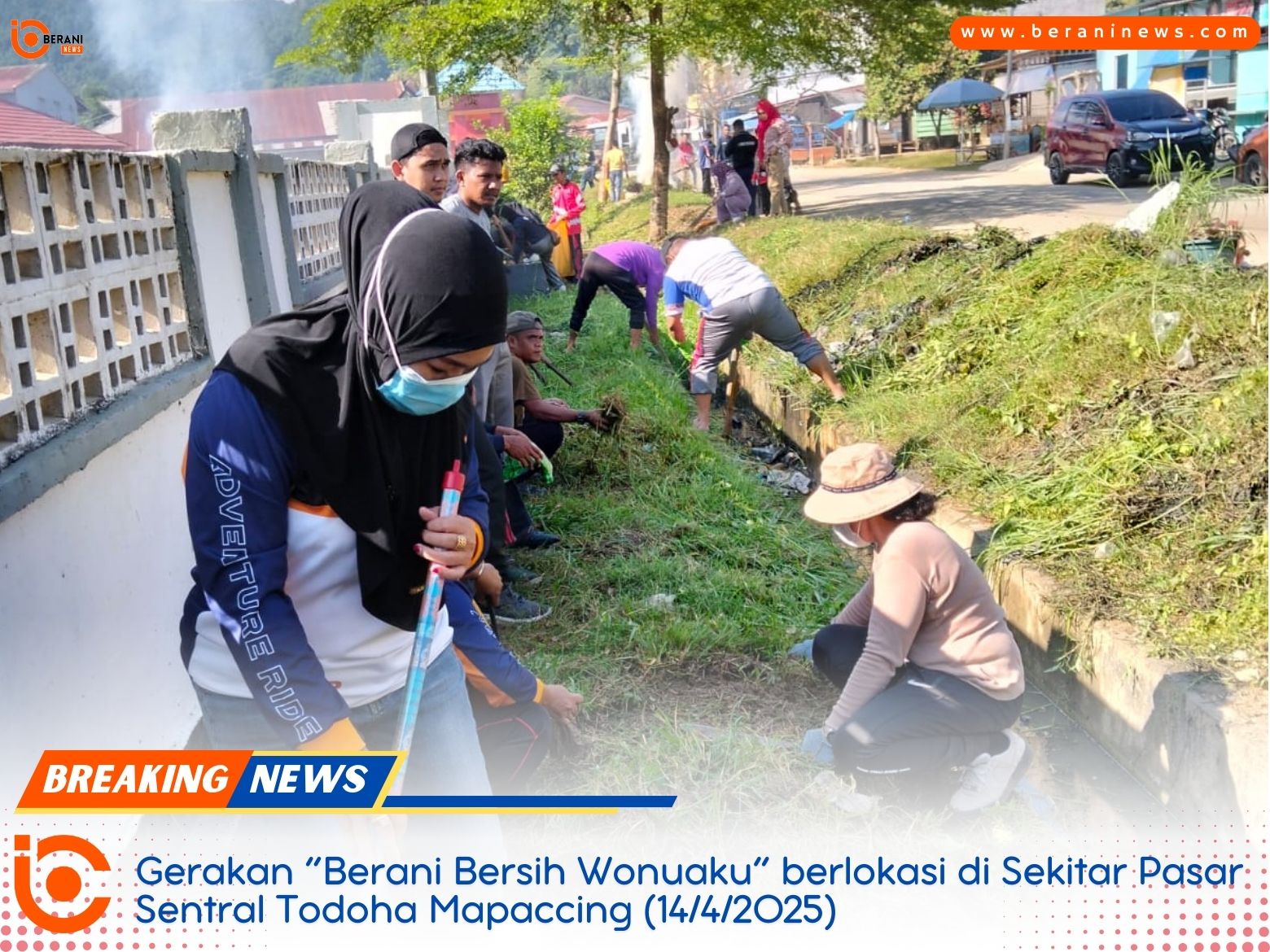 Bombana Kinclong! Gerakan ‘Berani Bersih Wonuaku’ Ubah Wajah Kota Jadi Lebih Asri | beraninews.com 6 Bombana Berani Bersih Wonuaku 1