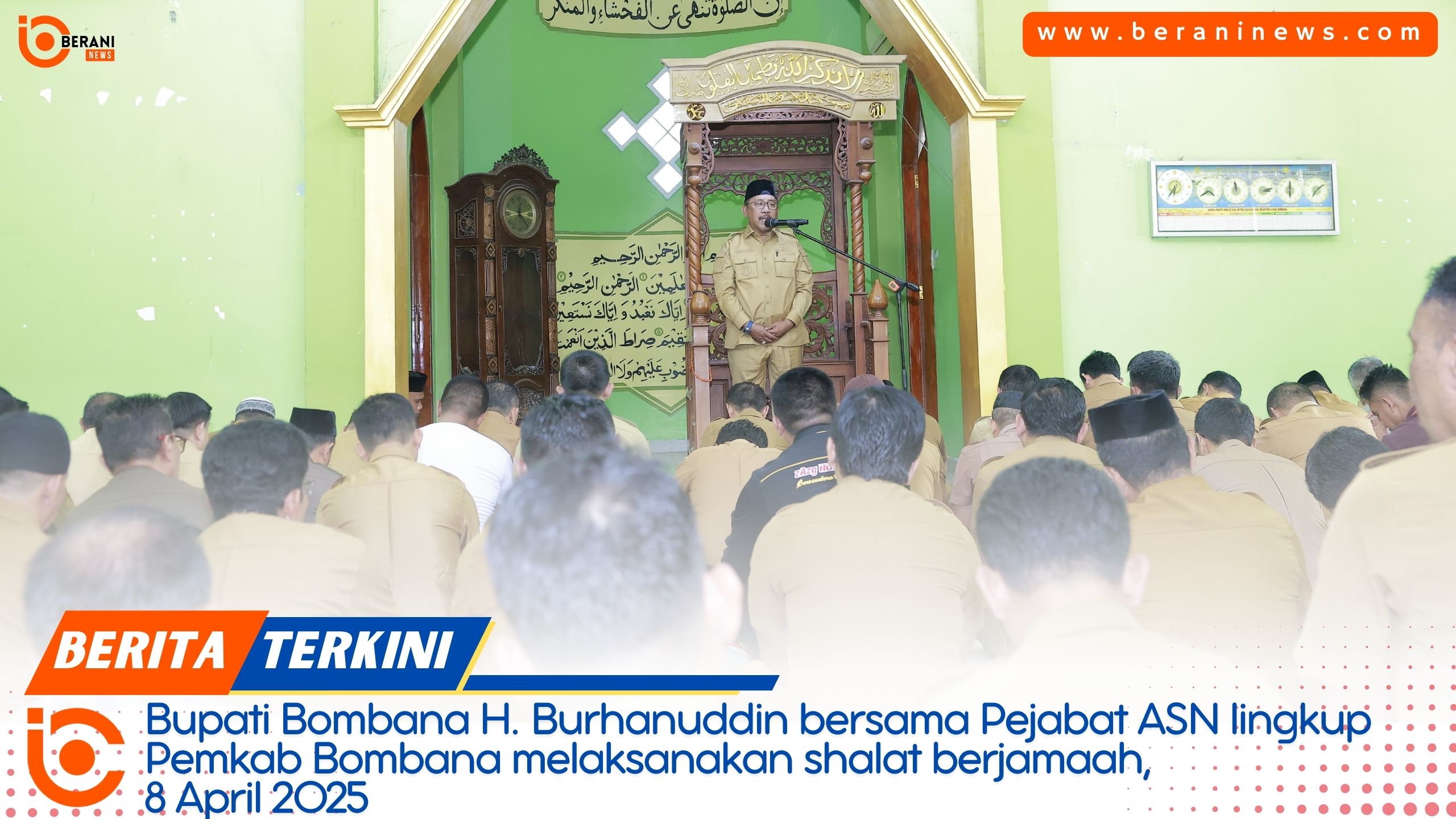 Bupati Bombana Gaungkan Sholat Berjamaah2