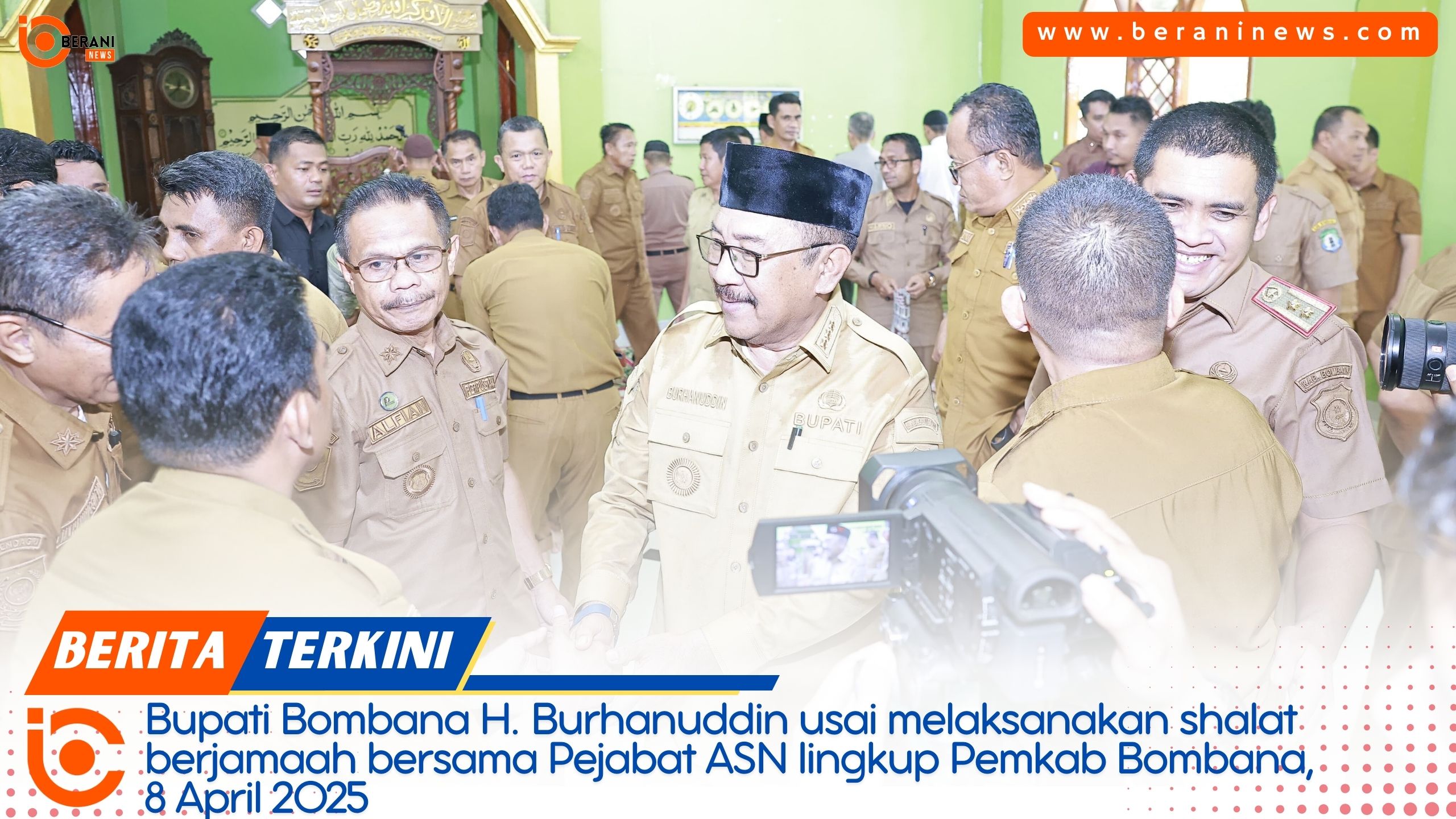 Bupati Bombana Gaungkan Sholat Berjamaah3