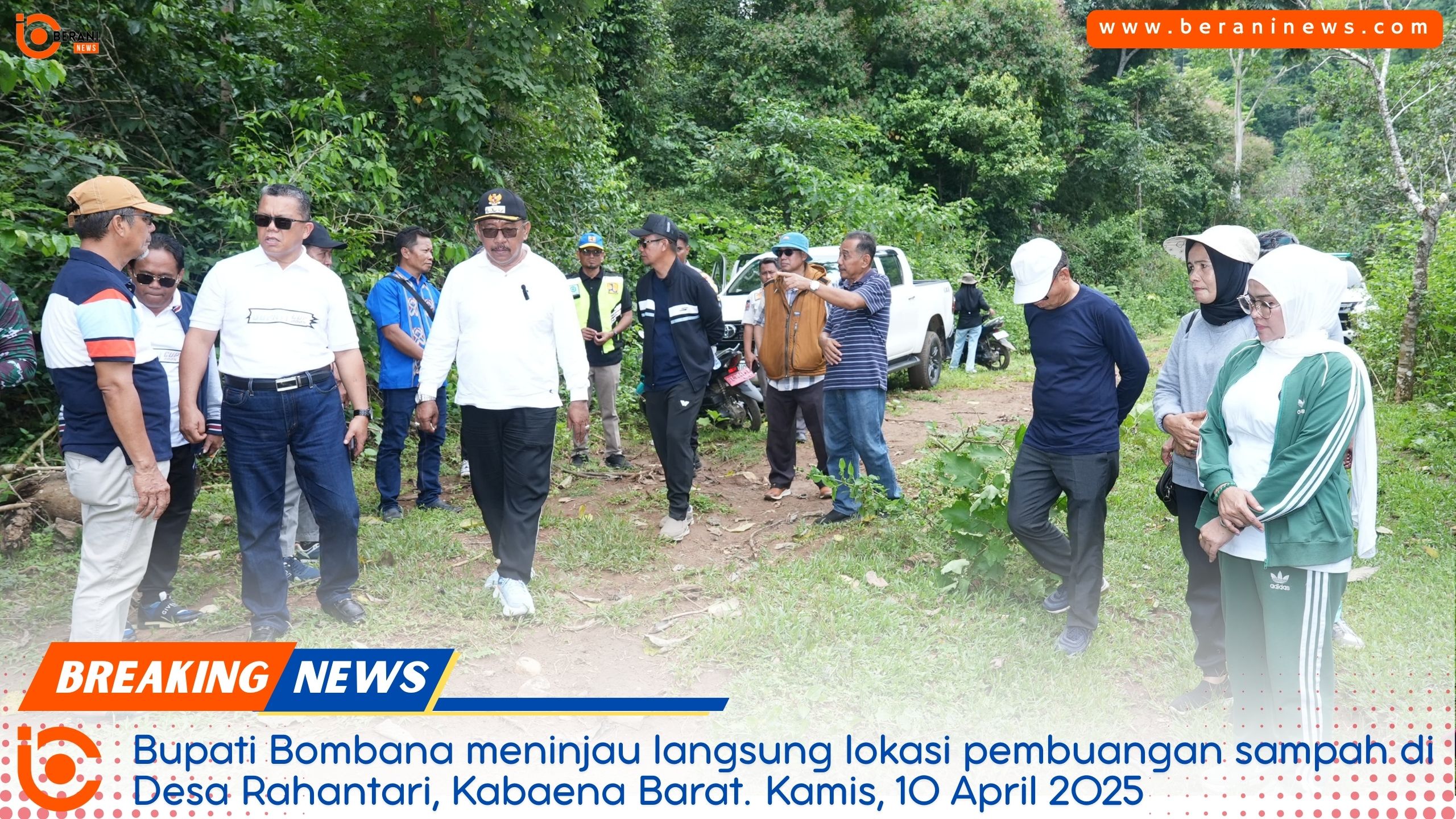 Bupati Bombana Murka! Tempat Pembuangan Sampah Ancam Sumber Air Warga | beraninews.com 4 Bupati Bombana Murka3