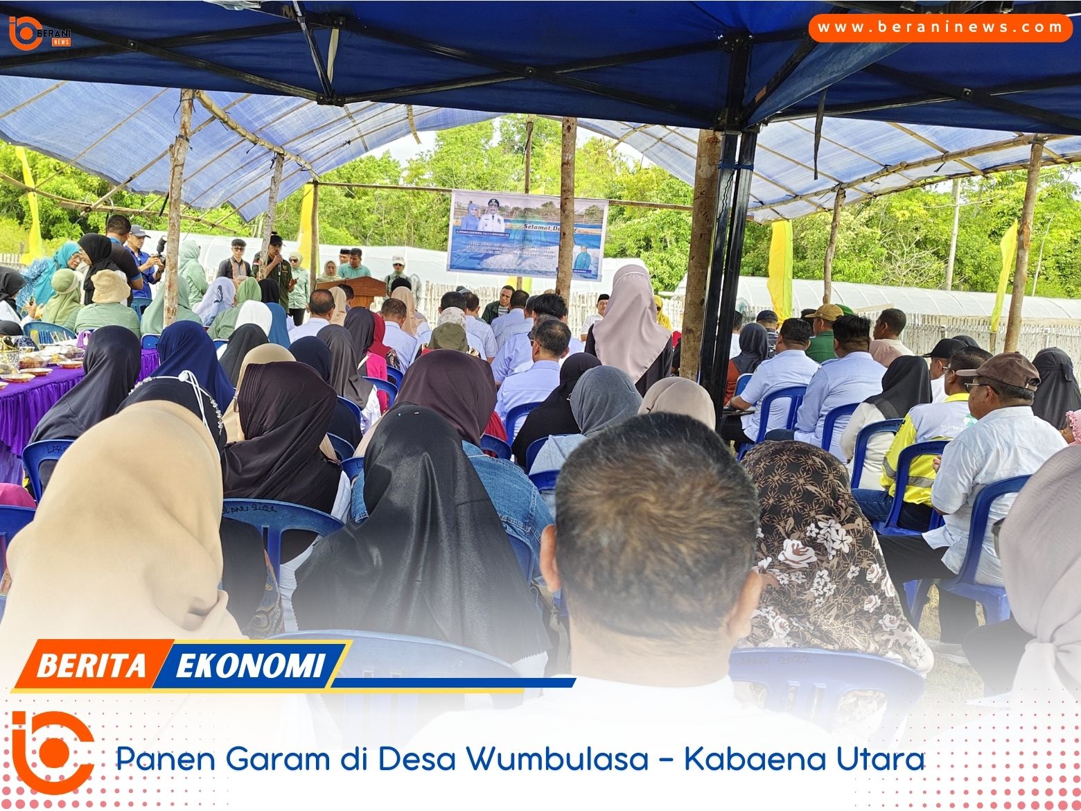 Bupati Bombana Panen Garam di Desa Wumbulasa 4