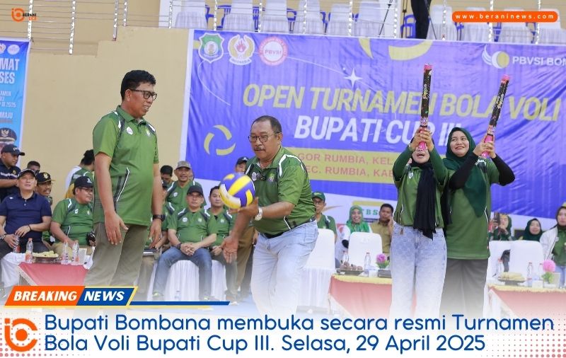 Dukung Olahraga, Bupati Bombana Resmikan Turnamen Bola Voli Bupati Cup III | beraninews.com 5 Bupati Bombana Resmikan Turnamen Bola Voli Bupati Cup III