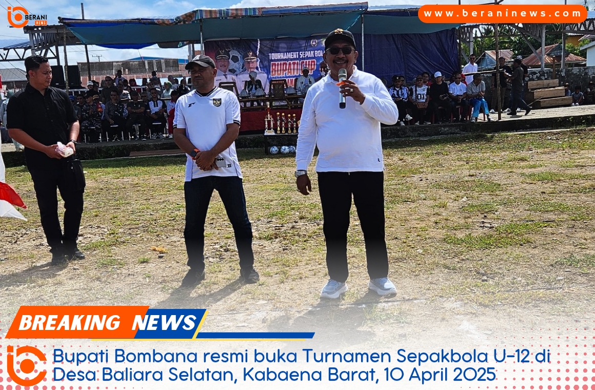 Bupati Bombana resmi buka Turnamen Sepakbola U 12 di Kabaena Barat 1
