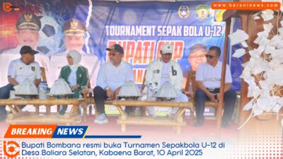 Bupati Bombana resmi buka Turnamen Sepakbola U 12 di Kabaena Barat 3 1