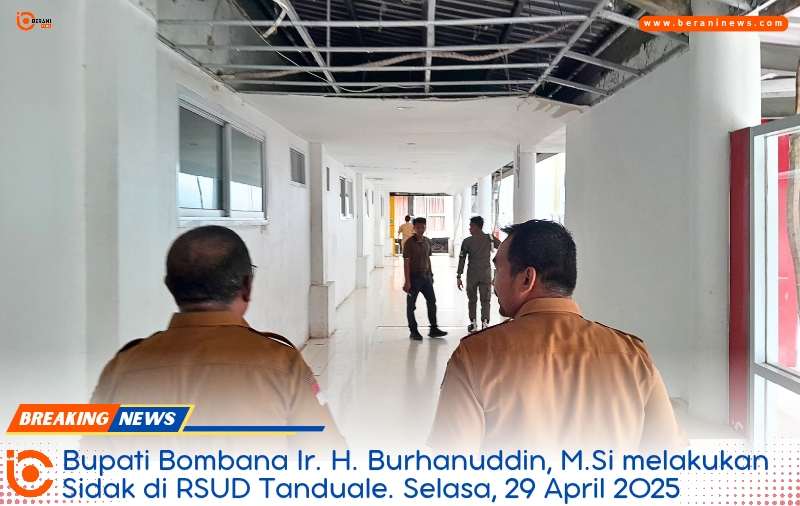 Bupati Bombana sidak RSUD Tanduale 1