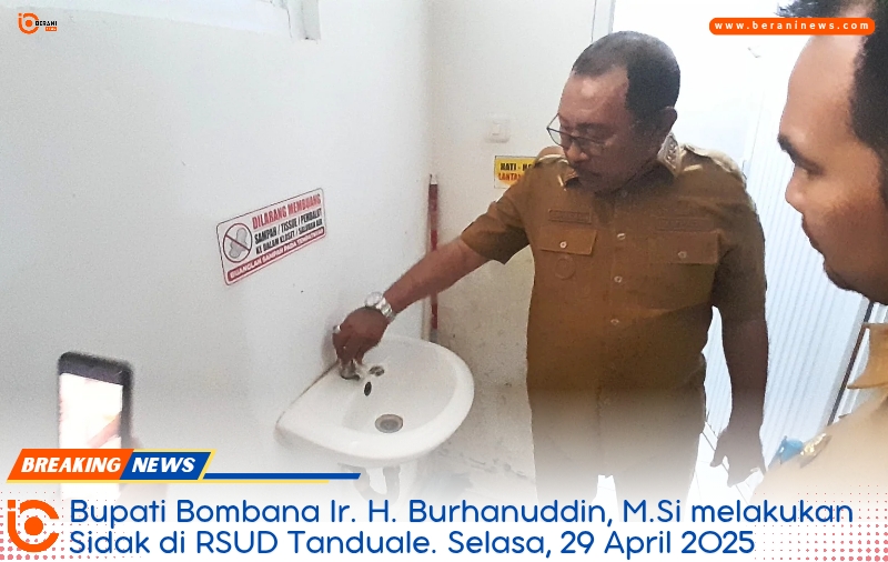 Bupati Bombana sidak RSUD Tanduale 3
