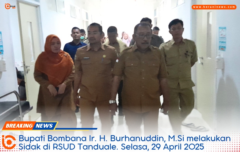 Bupati Bombana sidak RSUD Tanduale 4