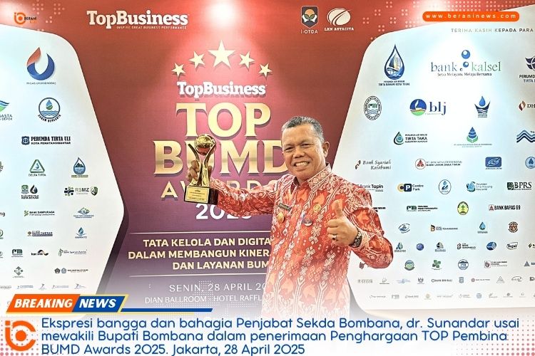 Dari Bombana untuk Indonesia: Bupati Bombana Ukir Prestasi Nasional, raih TOP Pembina BUMD Awards 2025 | beraninews.com 4 Bupati bombana 2