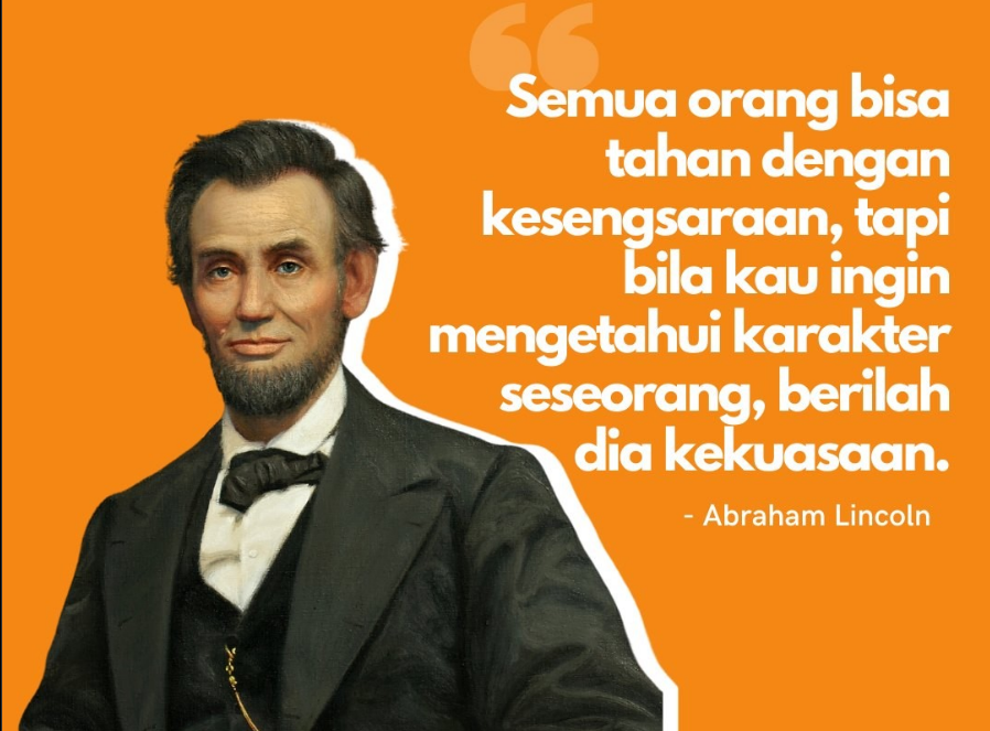 Memilih Pemimpin Refleksi Bijak dari Perkataan Abraham Lincoln1