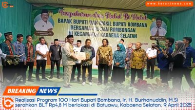 Gebrakan 100 Hari! Bupati Bombana Kucurkan Rp4,8 M untuk Kabaena | beraninews.com