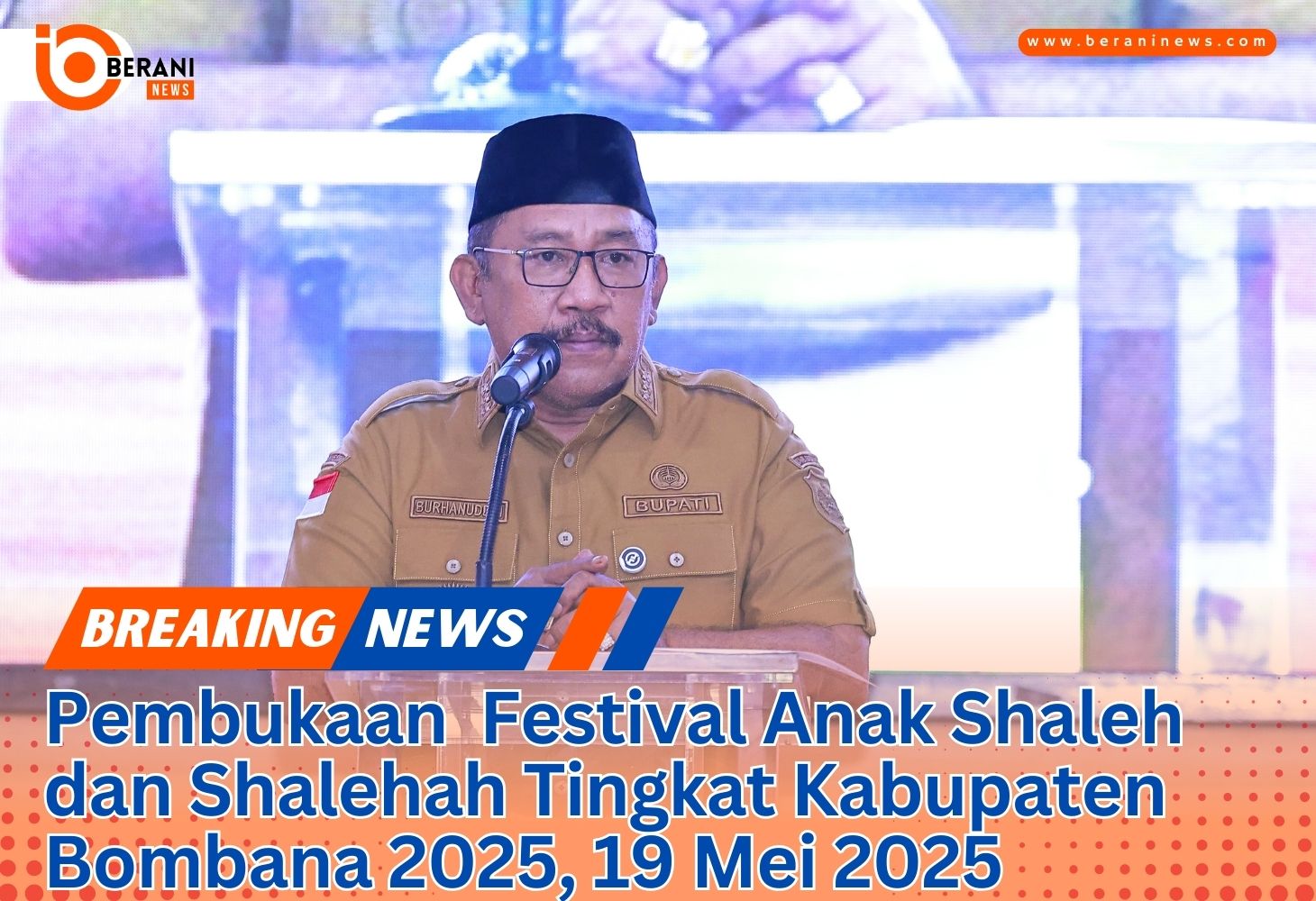 Bupati Bombana Ir. H. Burhanuddin Resmikan Festival Anak Shaleh: Misi Ciptakan Generasi Emas 2 Festival Anak Shaleh Bupati Bombana