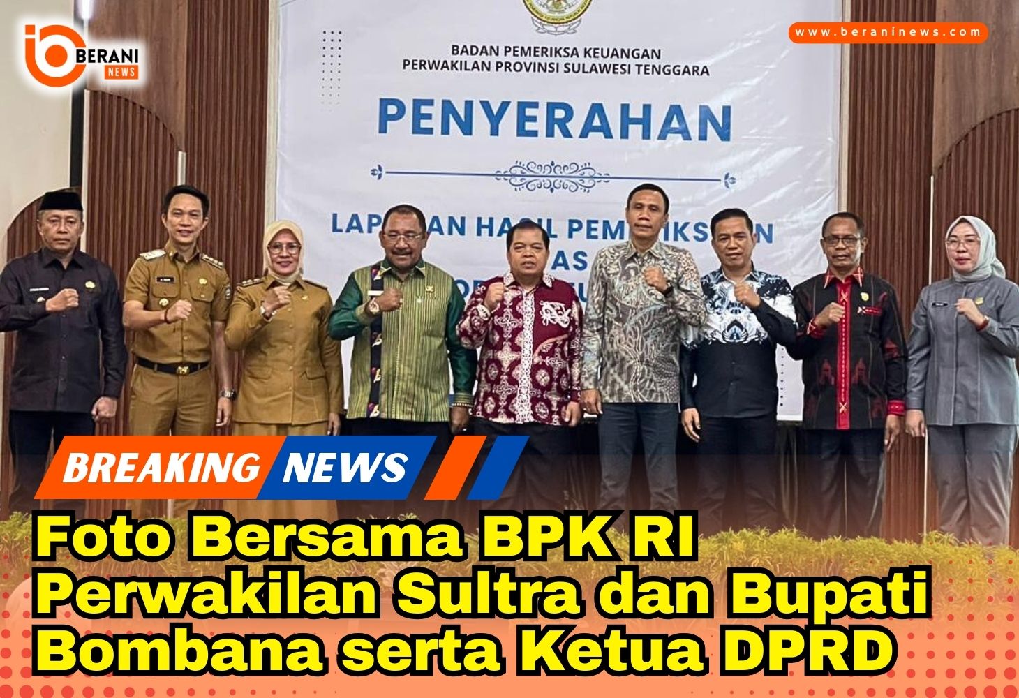 Kembali Toreh Capaian Gemilang, Bombana Pertahankan Predikat WTP Selama 12 Tahun Berturut-turut 3 bombana