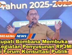 RPJMD Bombana 2025–2029 Dimatangkan, Bupati H. Burhanuddin Usung Visi Agrominapolitan 9 RPJMD Bombana 2025–2029 Dimatangkan, Bupati H. Burhanuddin Usung Visi Agrominapolitan