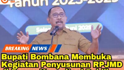 RPJMD Bombana 2025–2029 Dimatangkan, Bupati H. Burhanuddin Usung Visi Agrominapolitan