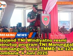 Pangdam XIV/Hasanuddin Resmi Tutup TMMD ke-124 di Bombana: TNI dan Rakyat Satu Hati Bangun Negeri 16 Pangdam XIV/Hasanuddin Resmi Tutup TMMD ke-124 di Bombana: TNI dan Rakyat Satu Hati Bangun Negeri