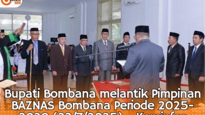 BAZNAS Bombana 2025-2030 Resmi Dilantik: Bupati Burhanuddin Beri Pesan Khusus