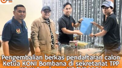 Kejutan! Bupati Bombana Resmi Mencalonkan Diri Sebagai Ketua KONI Bombana 2025-2029