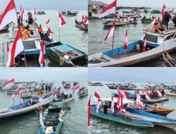 Spektakuler! 121 Kapal Nelayan Hiasi Laut Bombana dengan Merah Putih 18 Spektakuler! 121 Kapal Nelayan Hiasi Laut Bombana dengan Merah Putih