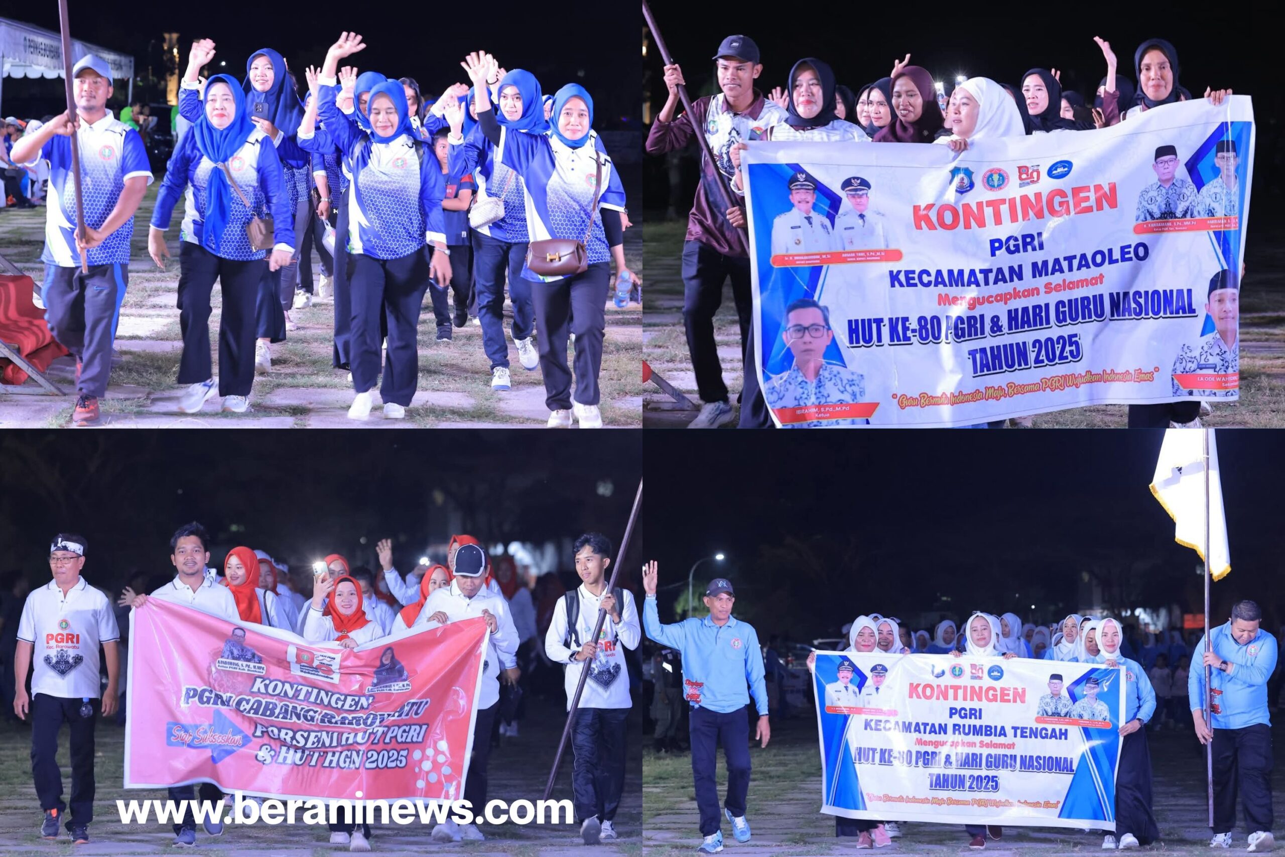 Porseni Bombana Dibuka Meriah, Ribuan Guru Padati Alun-Alun 6 Porseni Bombana