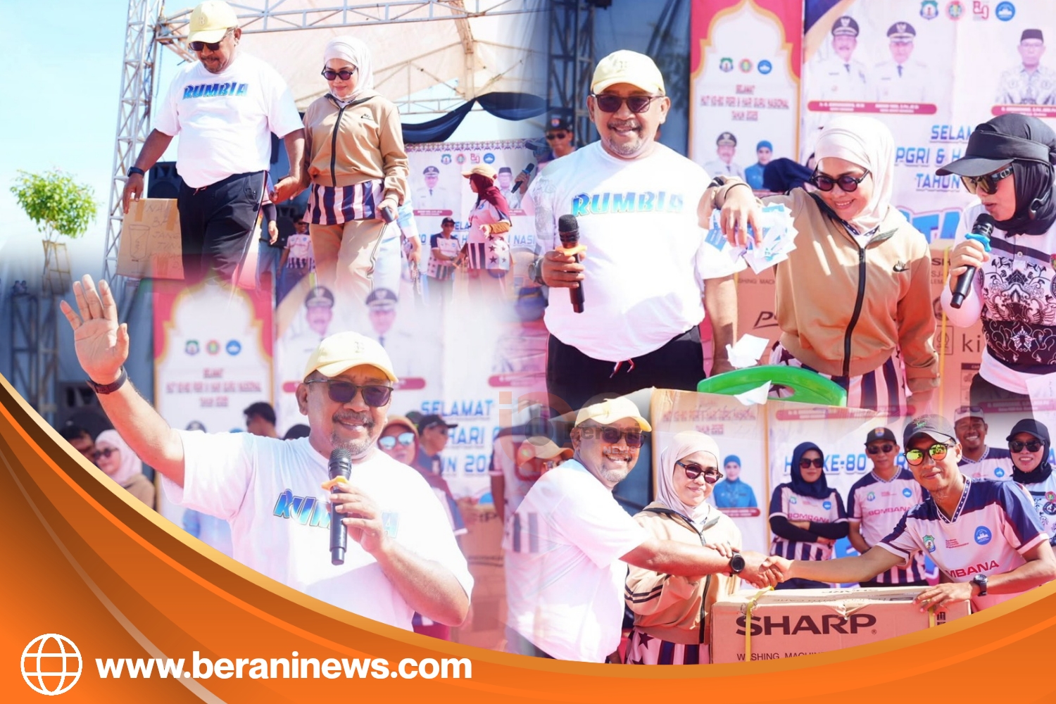 Semarak Jalan Santai HUT PGRI dan HGN Tahun 2025, Ratusan Guru Tumpah Ruah di Bombana 8 Jalan santai HUT PGRI dan HGN 2025