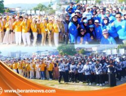 Semarak Jalan Santai HUT PGRI dan HGN Tahun 2025, Ratusan Guru Tumpah Ruah di Bombana