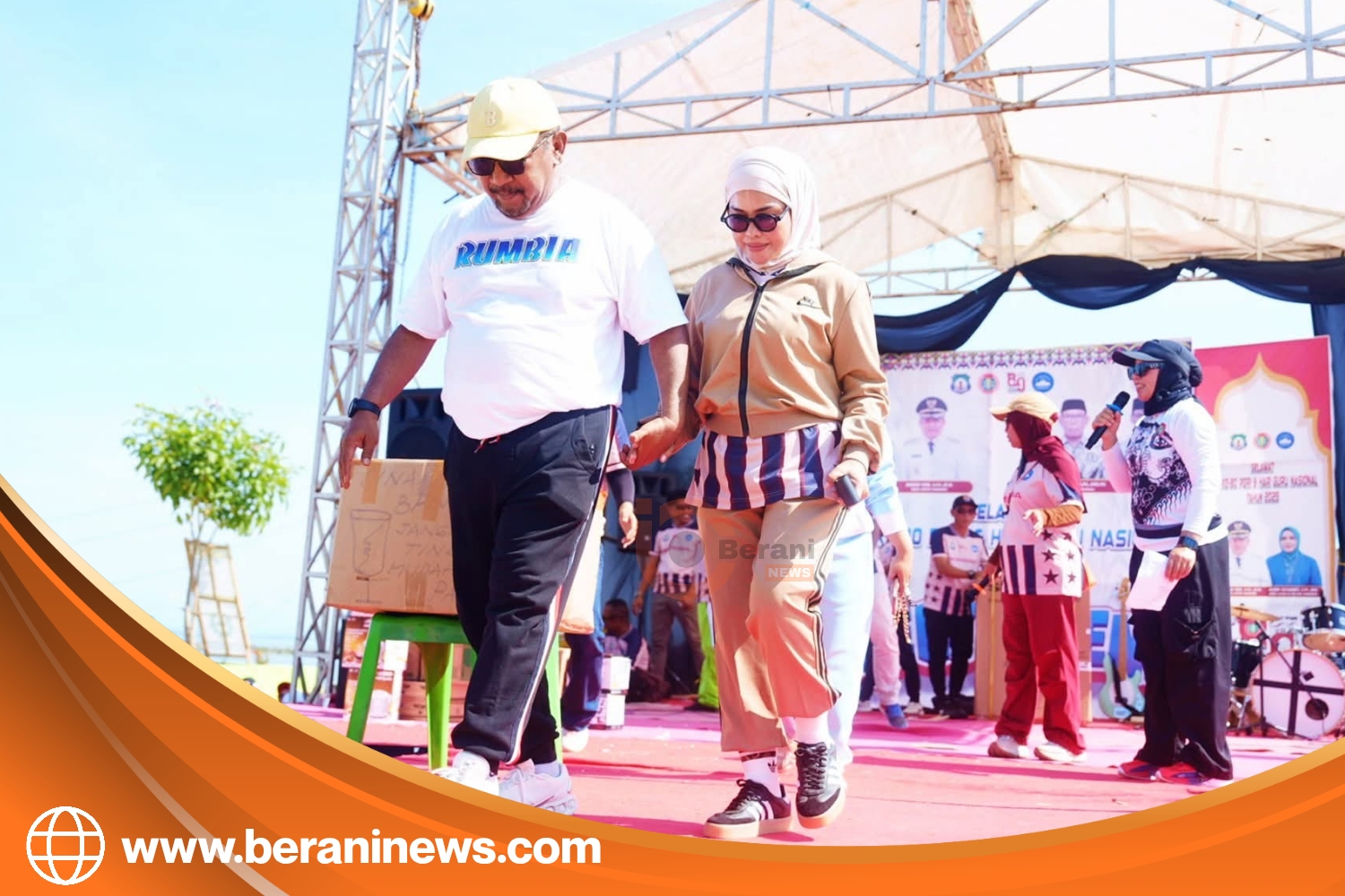 Jalan santai HUT PGRI dan HGN 2025