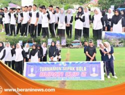 Buka Turnamen Sepakbola Bupati Cup 2 Zona Poleang, Bupati: Sportivitas adalah Kehormatan