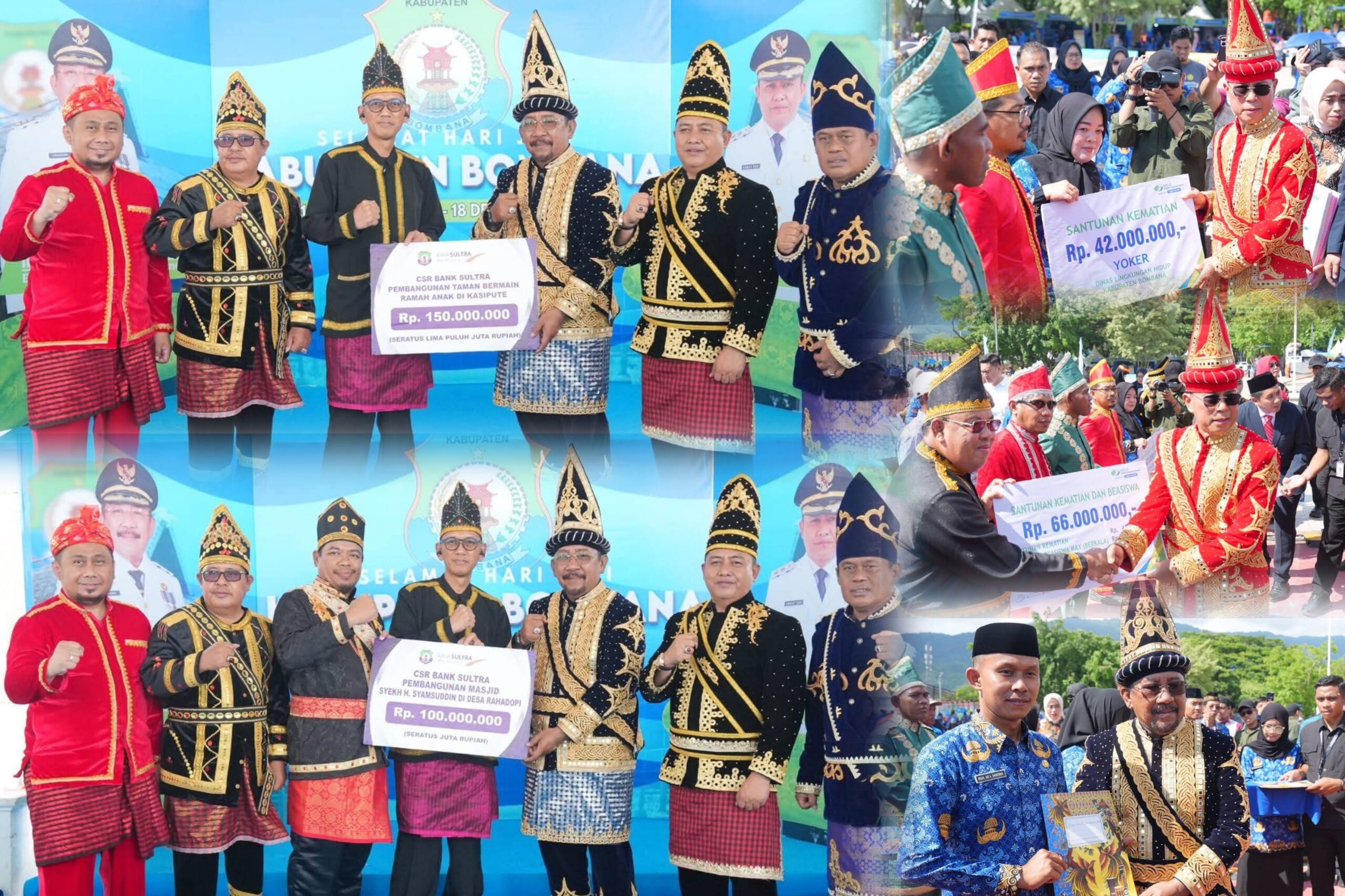 Gubernur Sultra Pimpin HUT Bombana ke-22