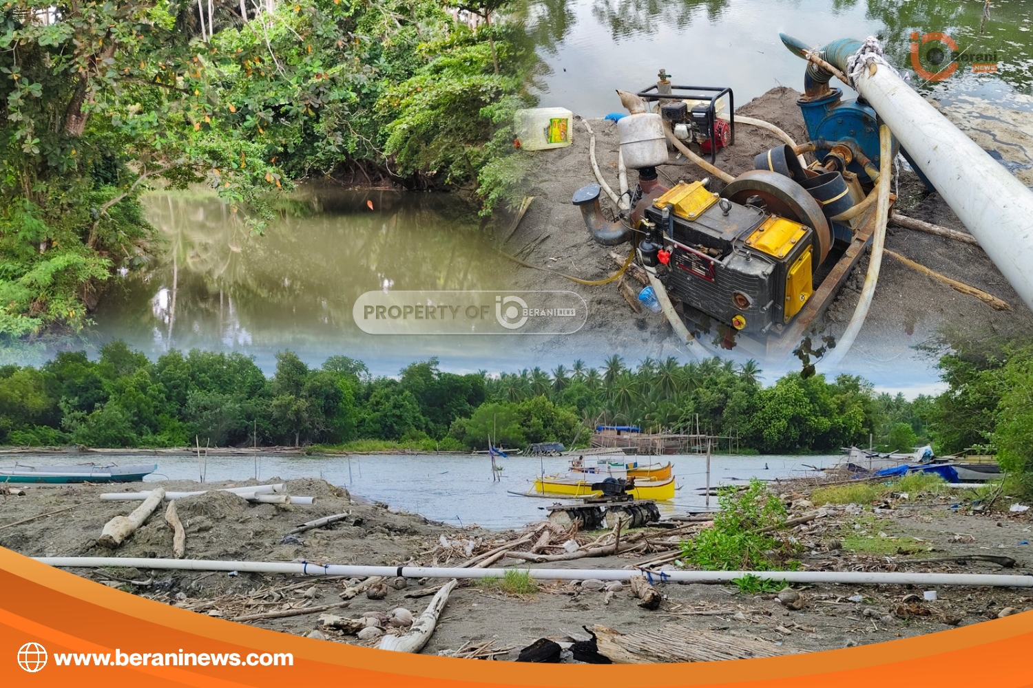 Bupati Sidak Penambangan Pasir Toari Bombana