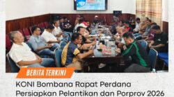 KONI Bombana Siapkan Pelantikan dan Porprov 2026
