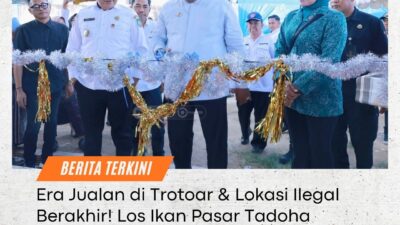Los Ikan Pasar Tadoha Mapaccing Bombana resmi dibuka