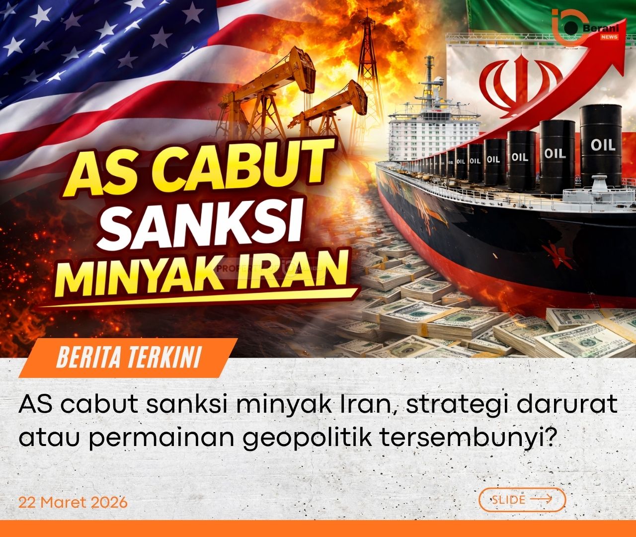 AMERIKA SERIKAT CABUT SANKSI MINYAK IRAN, APA PENYEBABNYA? 1 Amerika Serikat cabut sanksi minyak iran