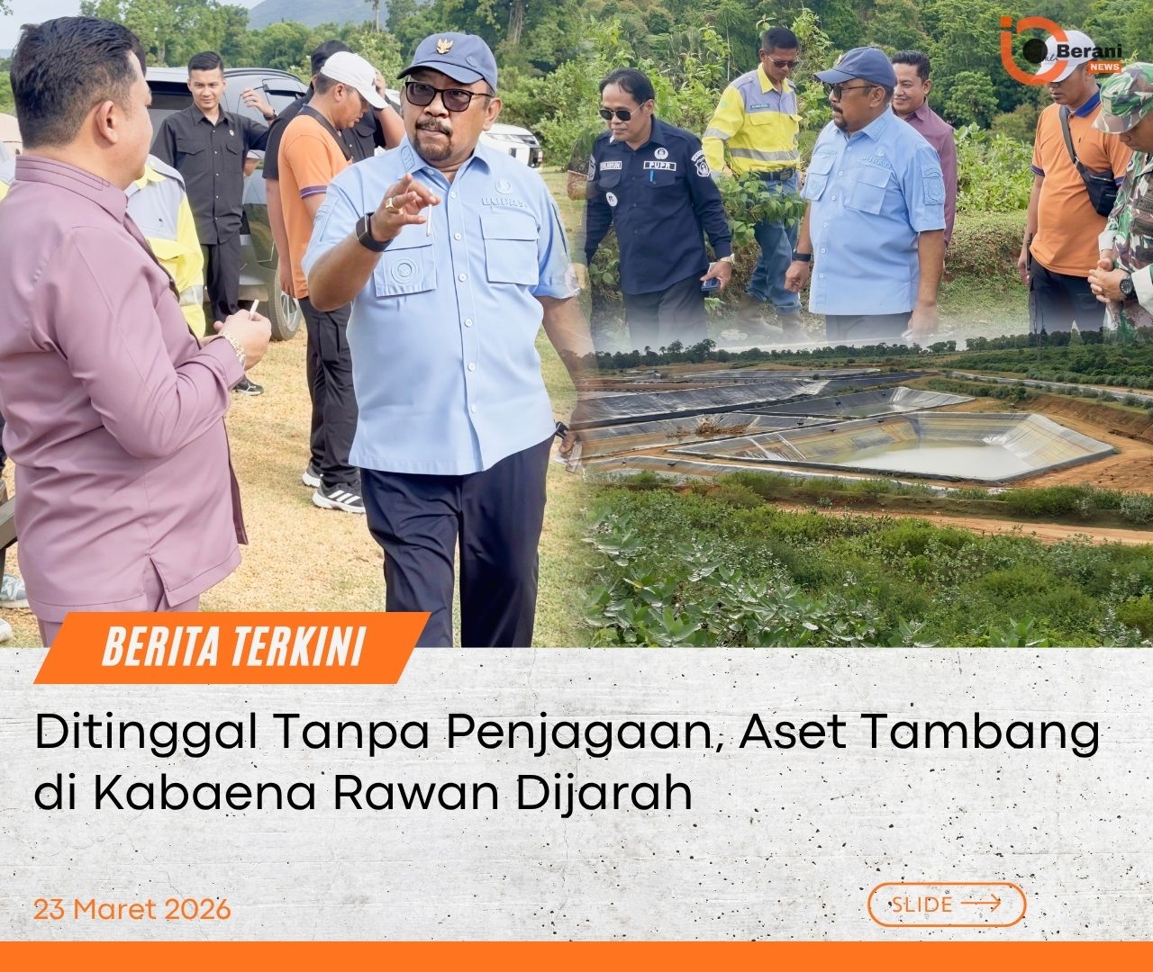 Aset tambang PT BMR, tambang Kabaena, Pemkab Bombana, Bupati Bombana,