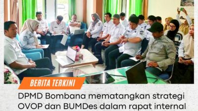 DPMD Bombana Matangkan Strategi OVOP dan BUMDes dalam Rapat Internal