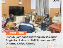Dishub Bombana Matangkan Kesiapan Angkutan Lebaran 1447 H
