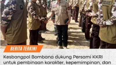 Kesbangpol Bombana Dukung Persami KKRI untuk Pembinaan Karakter Generasi Muda