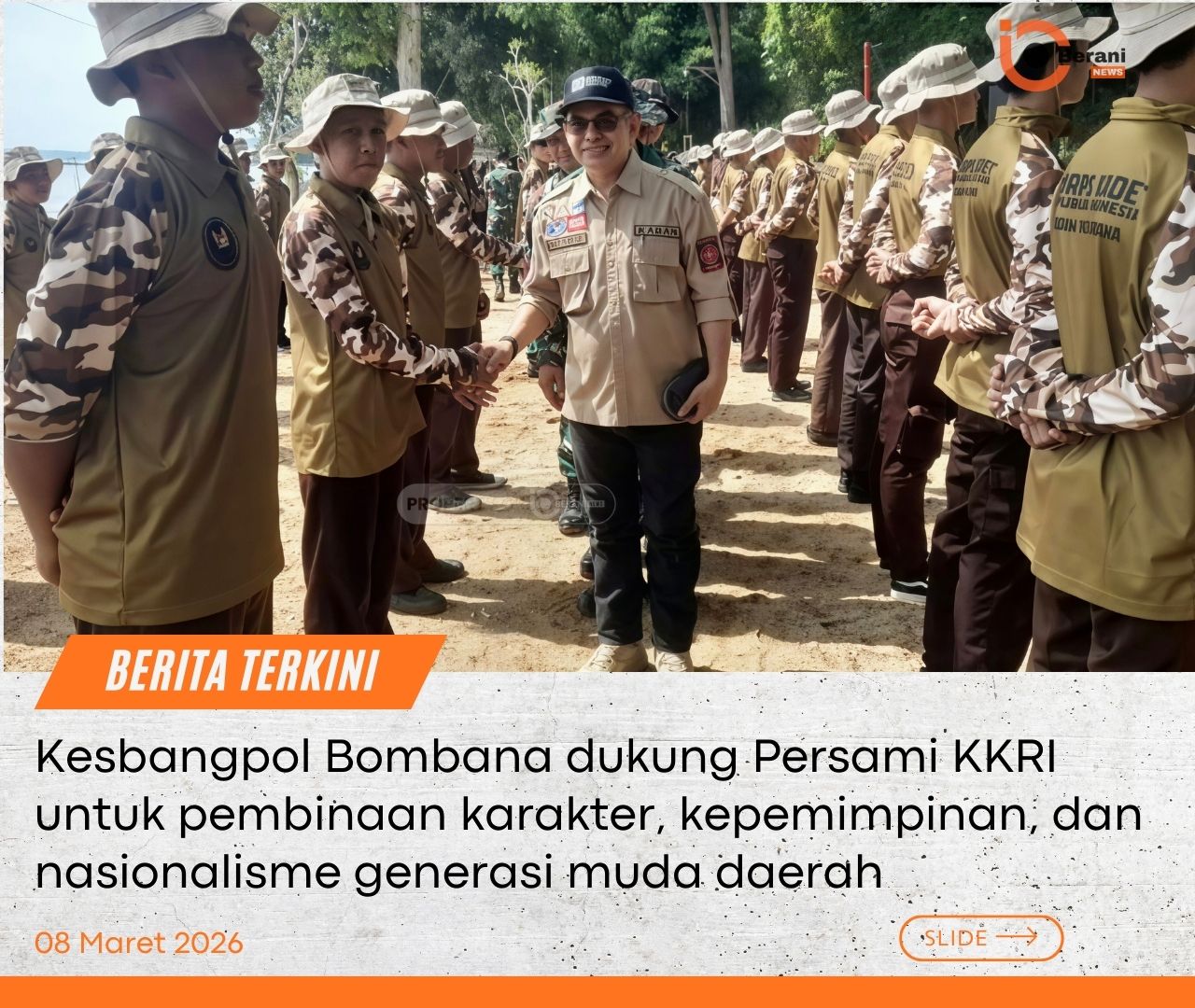 Kesbangpol Bombana Dukung Persami KKRI untuk Pembinaan Karakter Generasi Muda 1 Kesbangpol Bombana, Persami KKRI, Kodim 1431 Bombana,