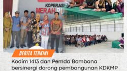 Kodim 1413 dan Pemda Bombana Perkuat Sinergi Bangun Koperasi Desa Merah Putih