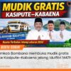 PEMKAB BOMBANA BUKA PROGRAM MUDIK GRATIS JELANG IDUL FITRI 1447H