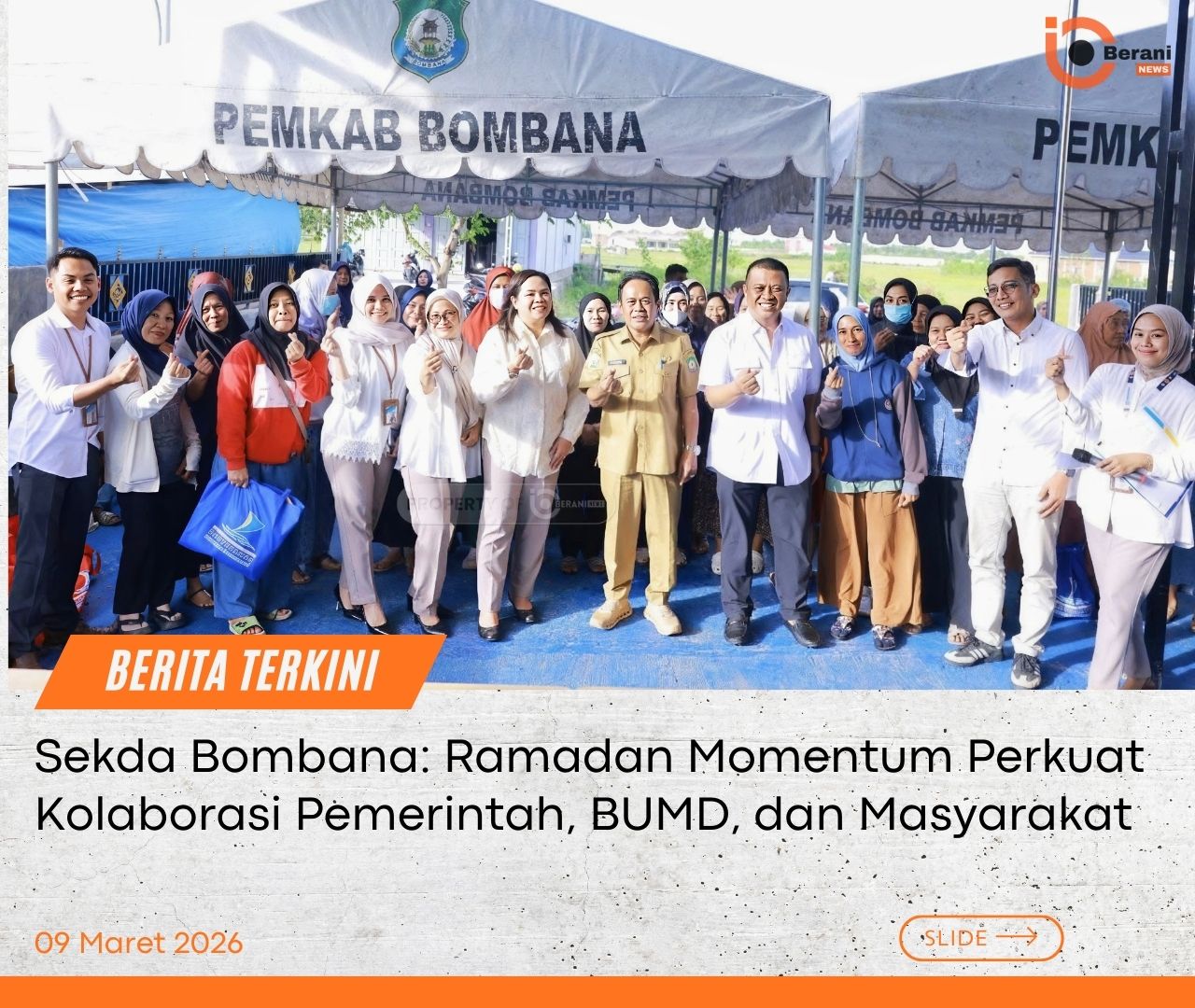 Sekda Bombana Ramadan Momentum Perkuat Kolaborasi