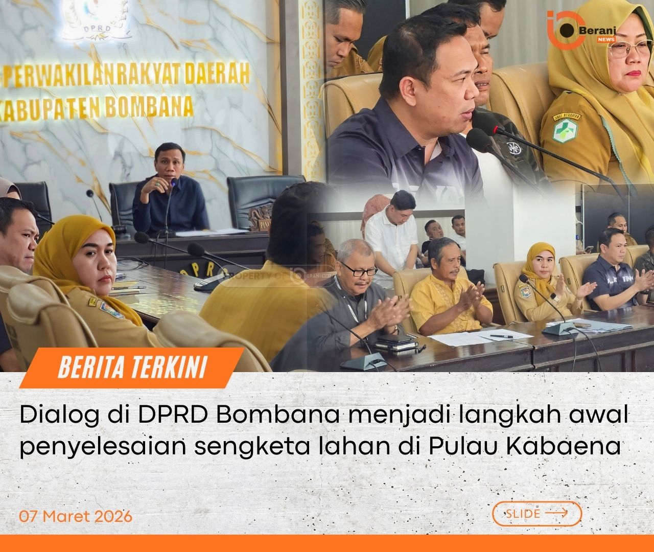 sengketa lahan Langkema sengketa lahan Kabaena RDP DPRD Bombana PT Alamharig Bombana 1