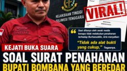 Kejati Buka Suara Soal Surat Penahanan Bupati Bombana Yang Beredar