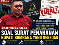Kejati Buka Suara Soal Surat Penahanan Bupati Bombana Yang Beredar