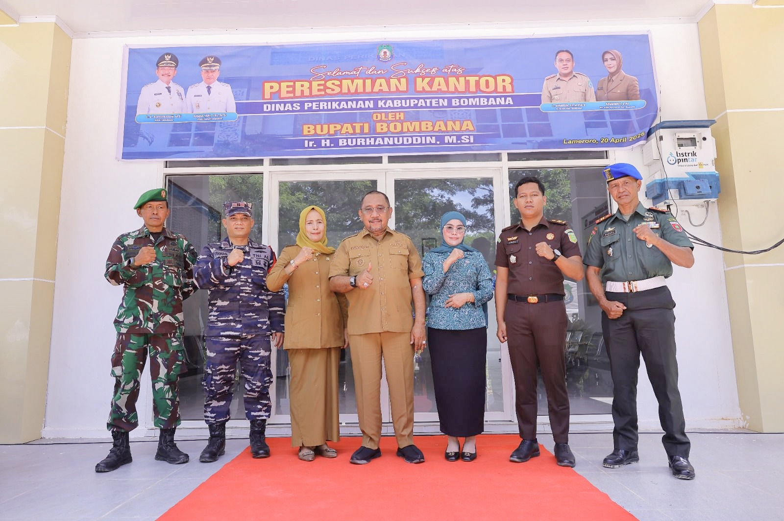 RENCANA BESAR BUPATI BOMBANA UNTUK NELAYAN TERUNGKAP DI PERESMIAN KANTOR BARU DINAS PERIKANAN 2