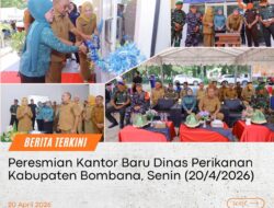 RENCANA BESAR BUPATI BOMBANA UNTUK NELAYAN TERUNGKAP DI PERESMIAN KANTOR BARU DINAS PERIKANAN