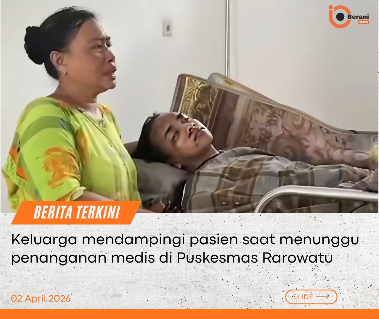 Pasien Diduga Terlantar di Puskesmas Rarowatu