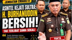 Asintel Kejati Sultra H. Burhanuddin Bersih Dari Kasus Cirauci