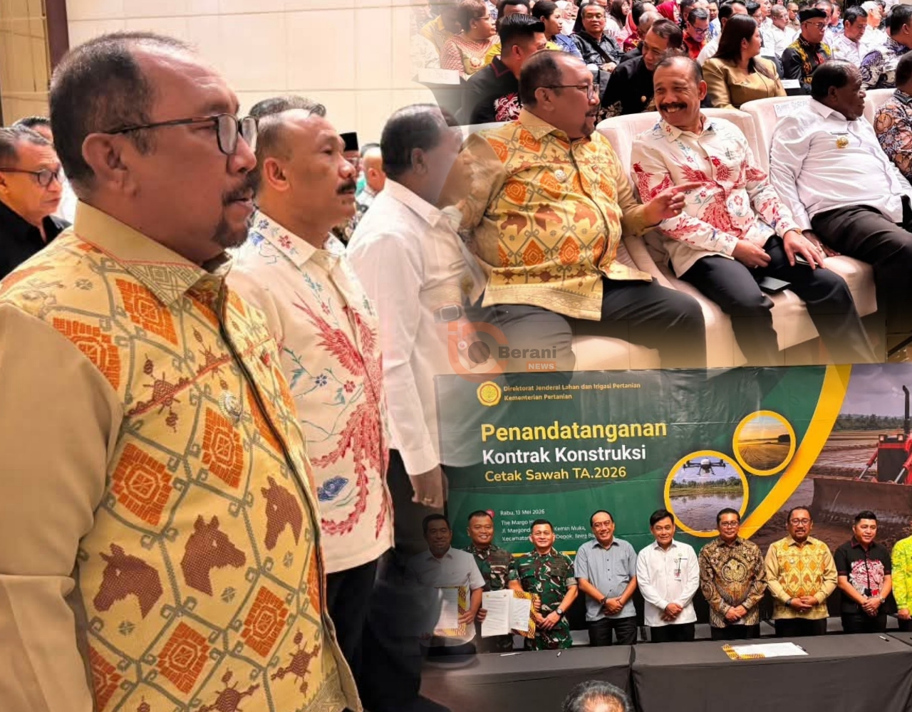 Bupati Burhanuddin, program cetak sawah Bombana, 