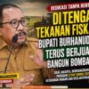DI TENGAH TEKANAN FISKAL, BUPATI BURHANUDDIN TETAP GASPOL JEMPUT PROGRAM CETAK SAWAH UNTUK BOMBANA